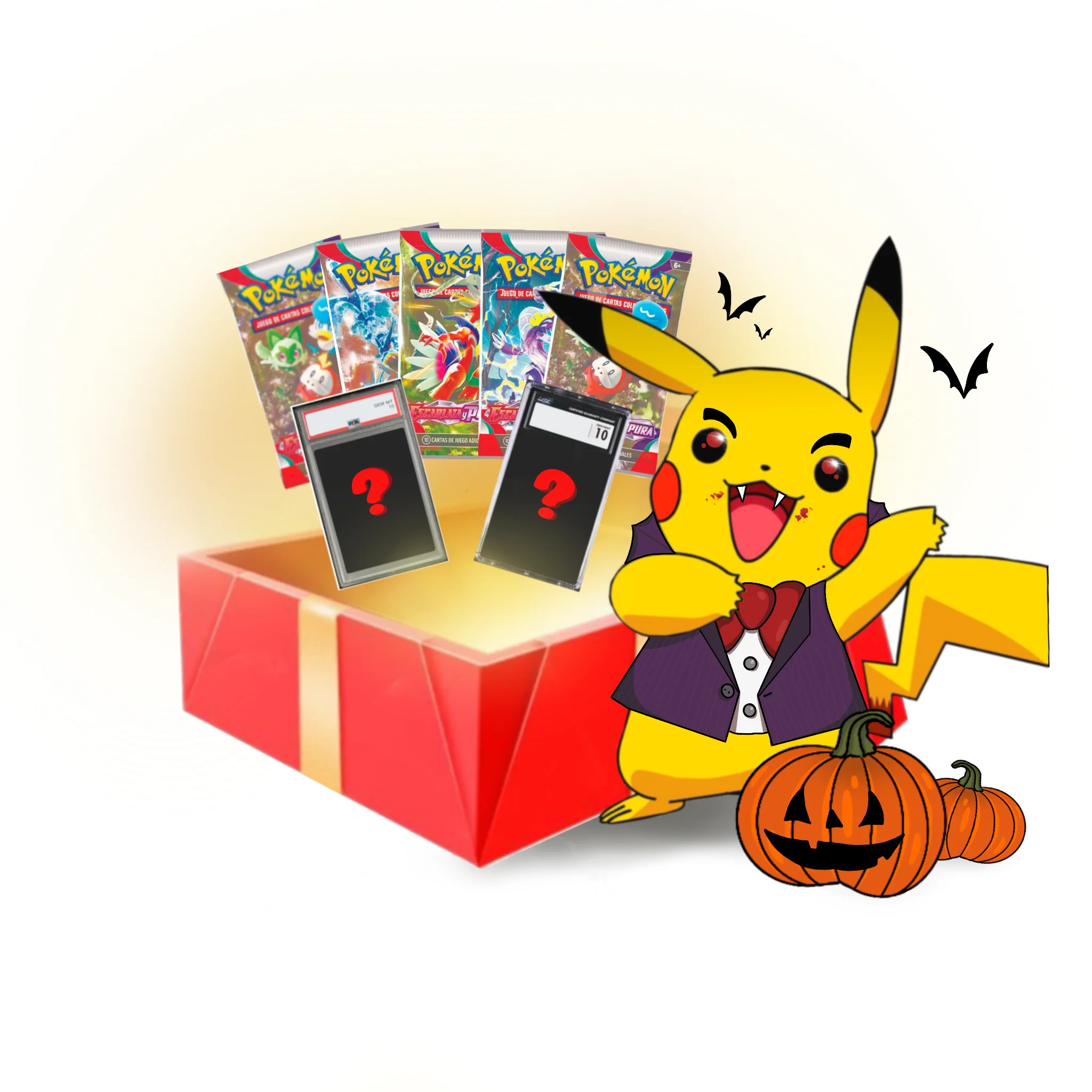 Caja Regalo Carta CGC 10 + 5 Sobres Pokémon TCG - Image 19