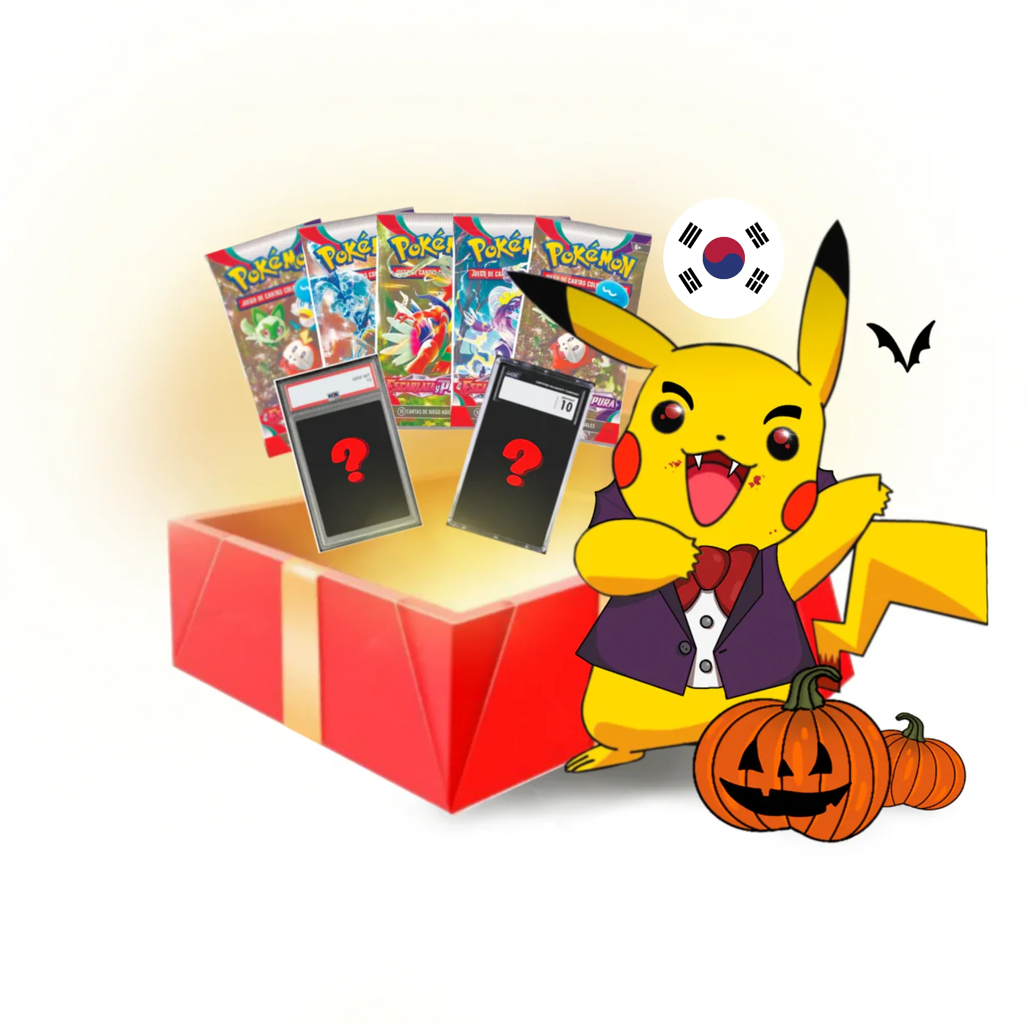 Caja Regalo Carta CGC 10 + 5 Sobres Pokémon TCG - Image 23