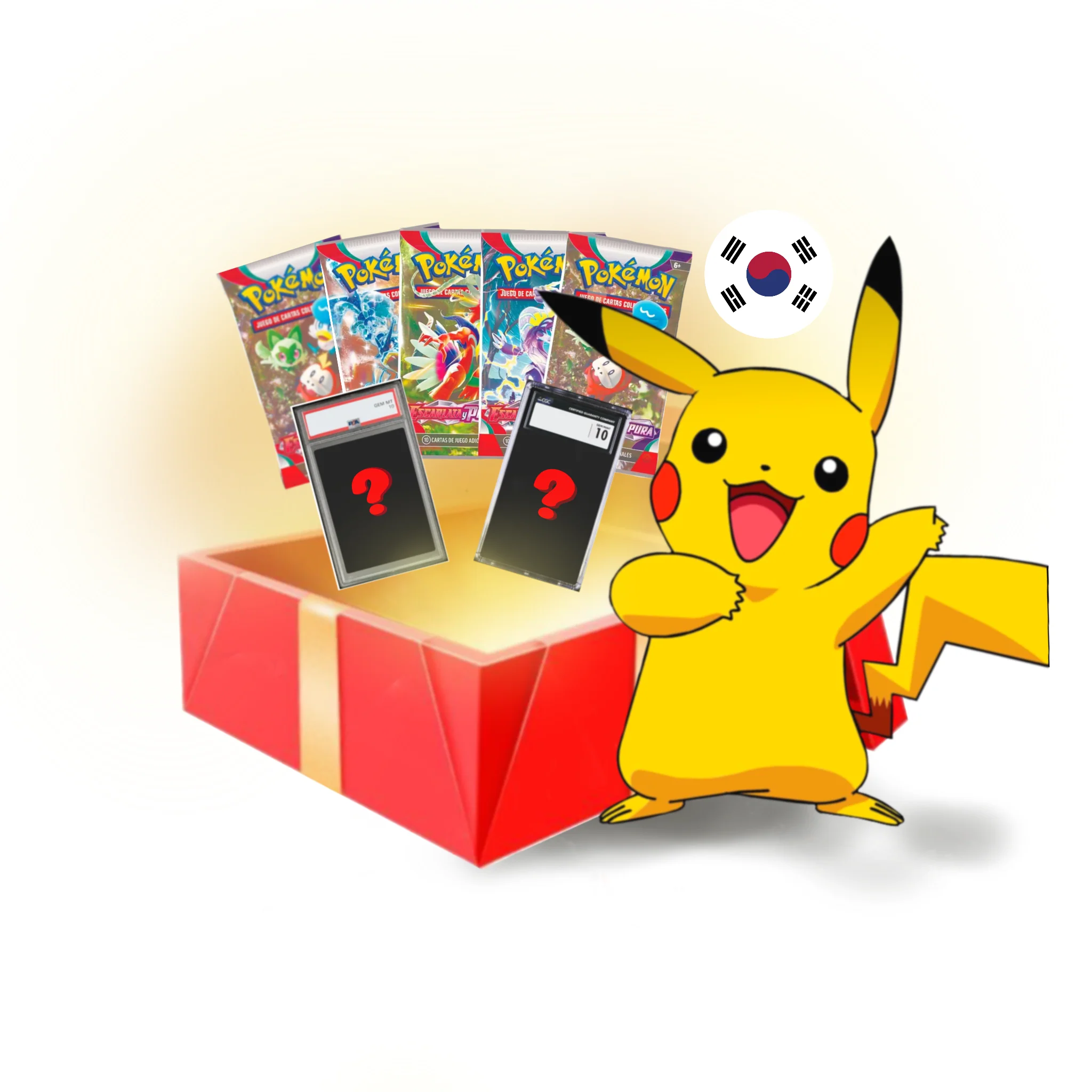 Caja Regalo Carta CGC 10 + 5 Sobres Pokémon TCG - Image 7