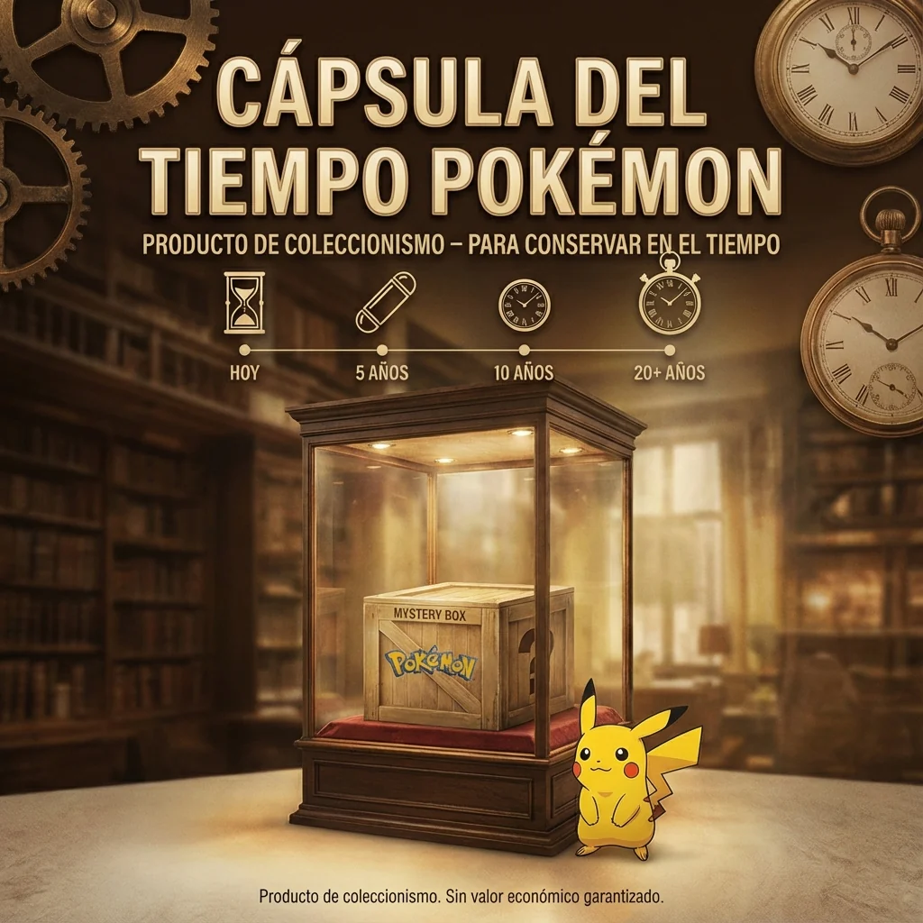Cápsula del Tiempo Pokémon Mystery Box Español e Inglés 1999-2026 - Image 3